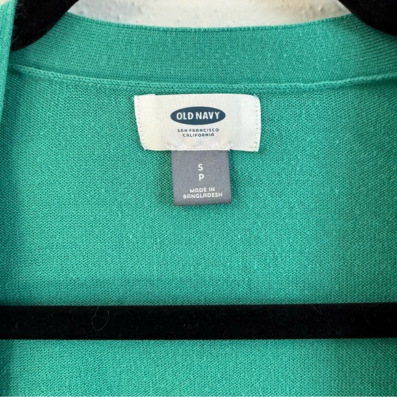 Old Navy Green Cardigan with Open‎ Front and Long Sleeves - Picture 2 of 3